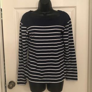 COLUMBIA OMNI WICK STRIPED TOP